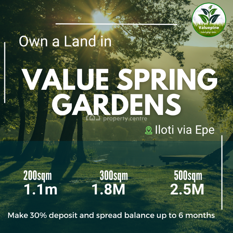 Lands, Value Spring Gardens, Epe, Lagos, Residential Land for Sale
