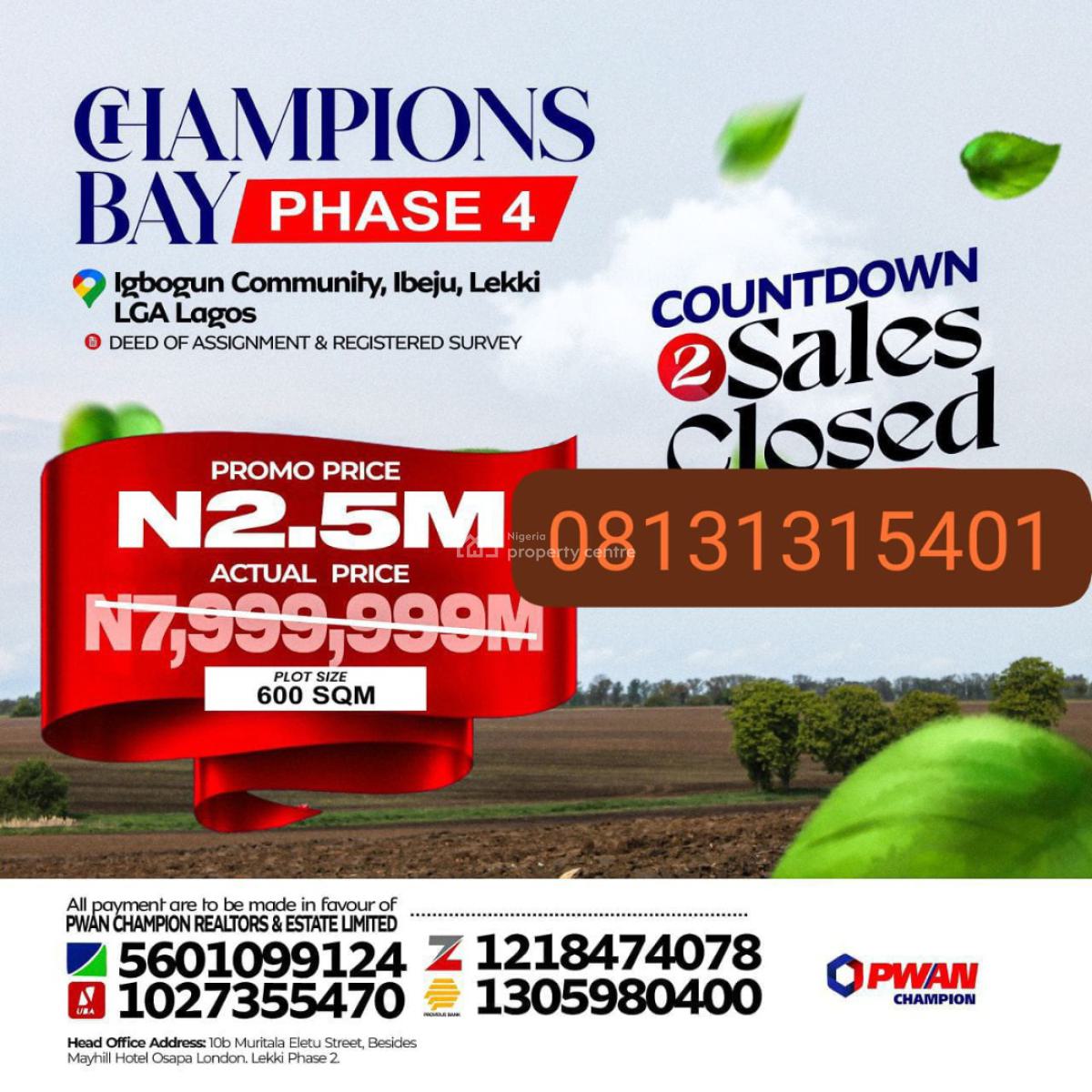 Plots of Affordable Lands, Igbogun Community, Ibeju Lekki, Lagos, Mixed-use Land for Sale