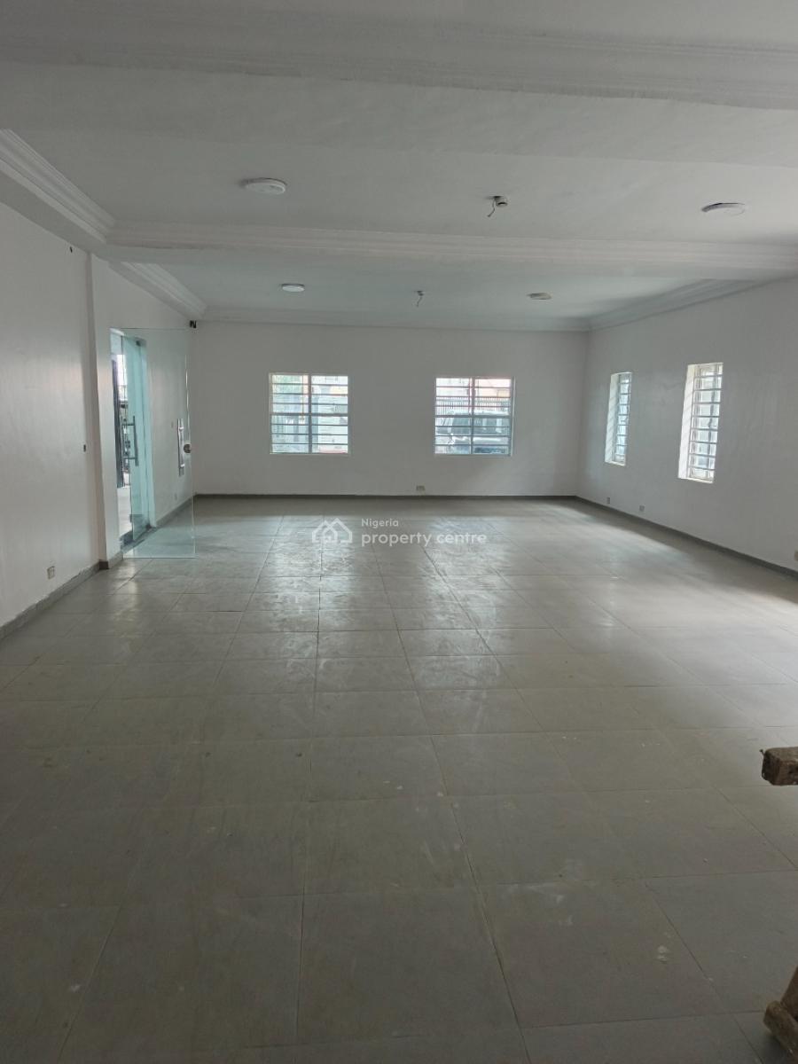 200sqm Open Plan Office Space Ground Floor Commercial Road, Obanikoro, Ilupeju, Lagos, Office Space for Rent