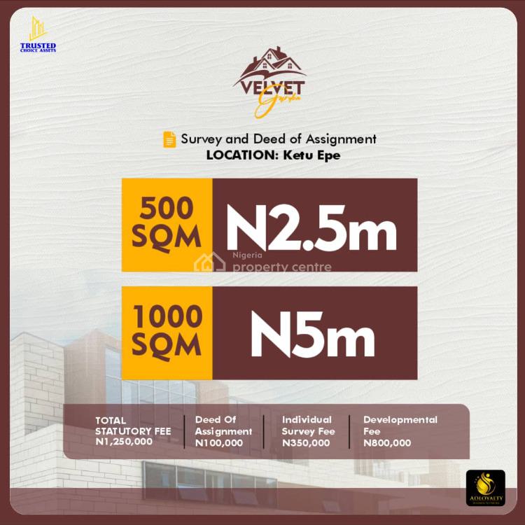 Secured Estate, Igate/ Velvet Garden Estate, Epe, Lagos, Residential Land for Sale