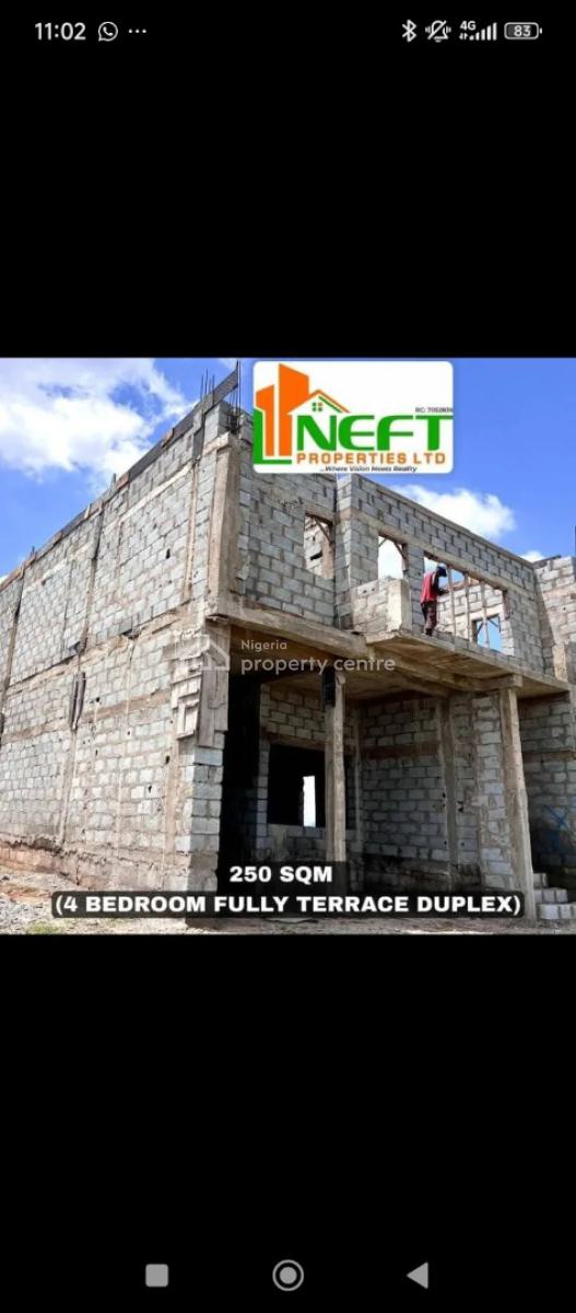 Land for Six Units of Three Bedroom Block of Flats, Sunview City, Behind Philomats University, Kuje, Abuja, Residential Land for Sale