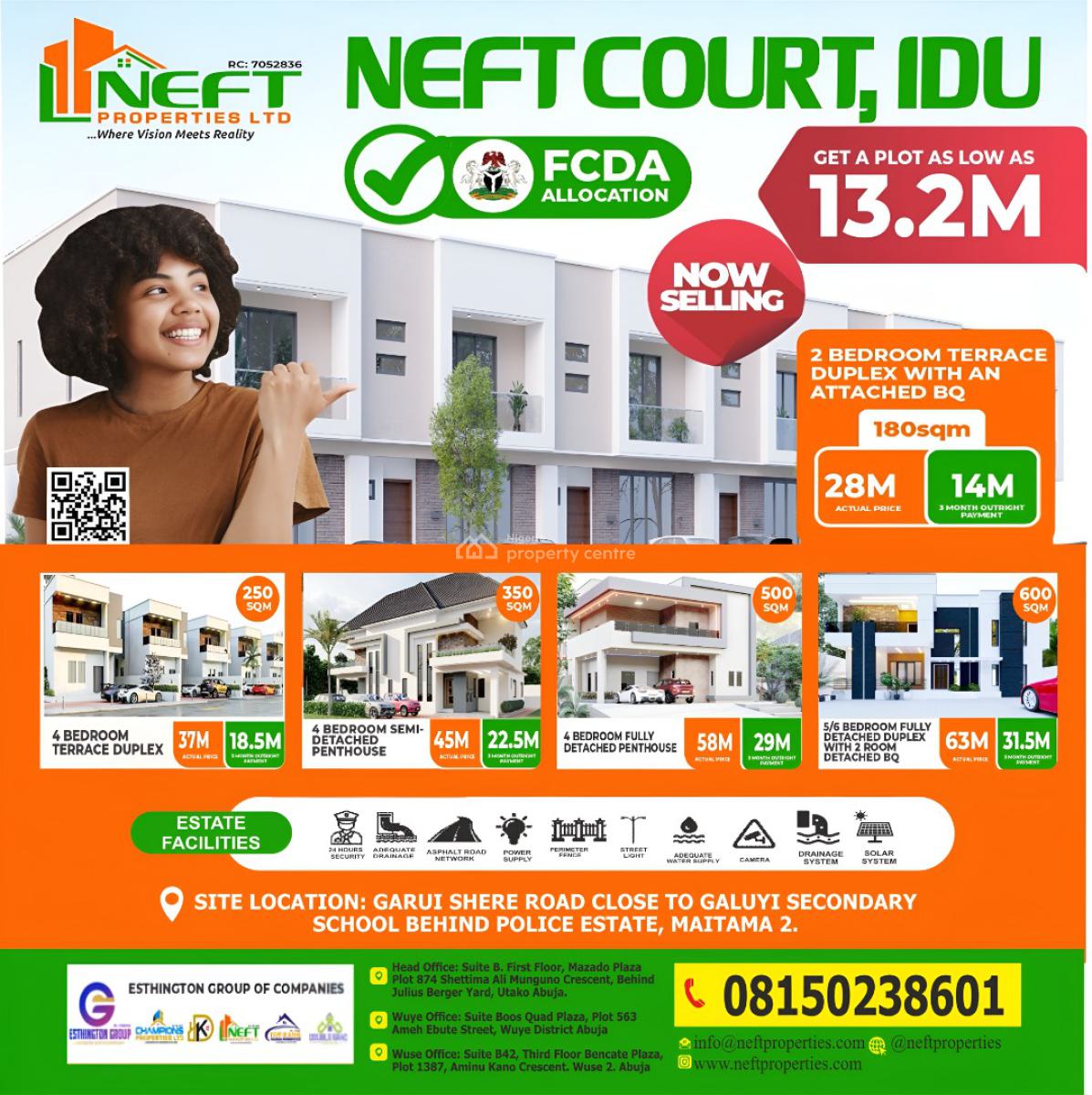 600 Square Meter of Land in Idu Estate Plot, Neft Court, Behind Post Army Housing Phase One and Two, Idu Industrial, Abuja, Residential Land for Sale