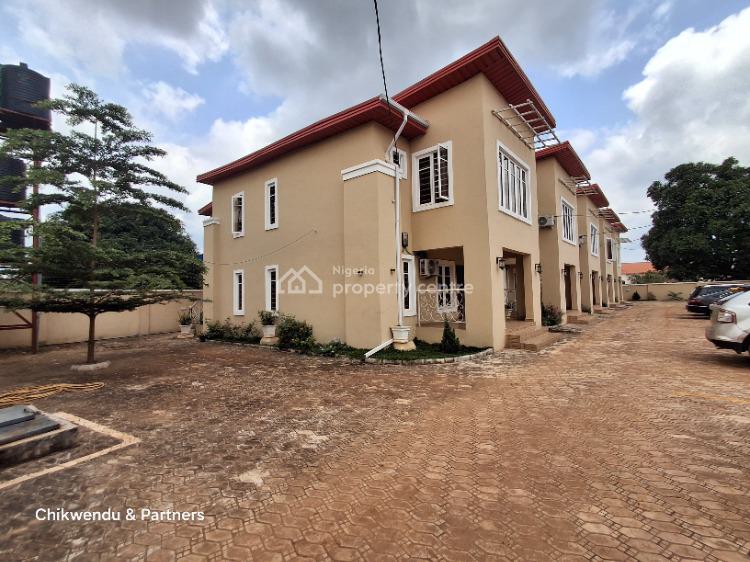 4-bedrooms Terrace Duplexes on 1,300sqm Land with C of O, Behind Adorable British College, Enugu, Enugu, Terraced Duplex for Sale