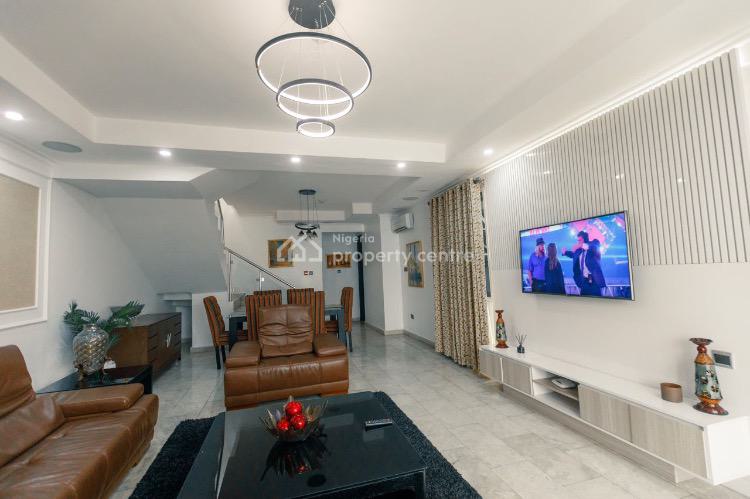 Luxury 3 Bedroom Maisonette + Gym, Pool, Off Admiralty, Lekki Phase 1, Lekki, Lagos, Flat / Apartment Short Let