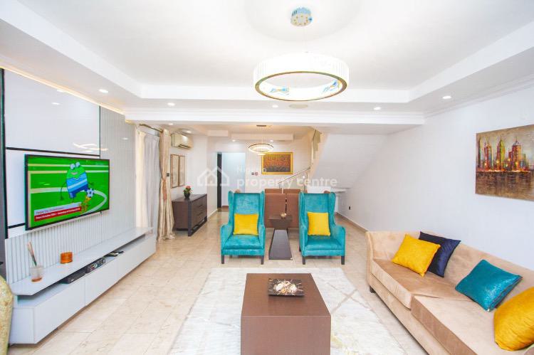 Luxury 4 Bedroom Maisonette + Gym, Pool, Off Admiralty, Lekki Phase 1, Lekki, Lagos, Flat / Apartment Short Let