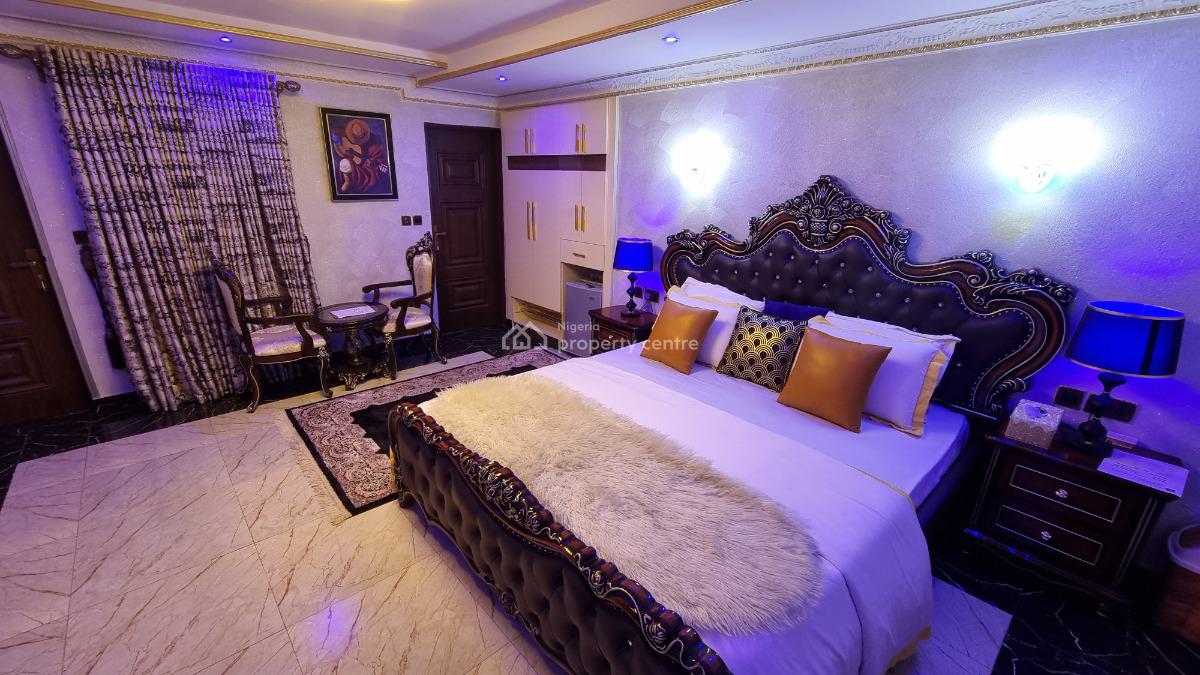 Luxuriously Completed 2 Rooms & Parlour with Balcony (room 16/17), 22 Sule Abuka Street, Opebi, Ikeja, Lagos, Flat / Apartment Short Let