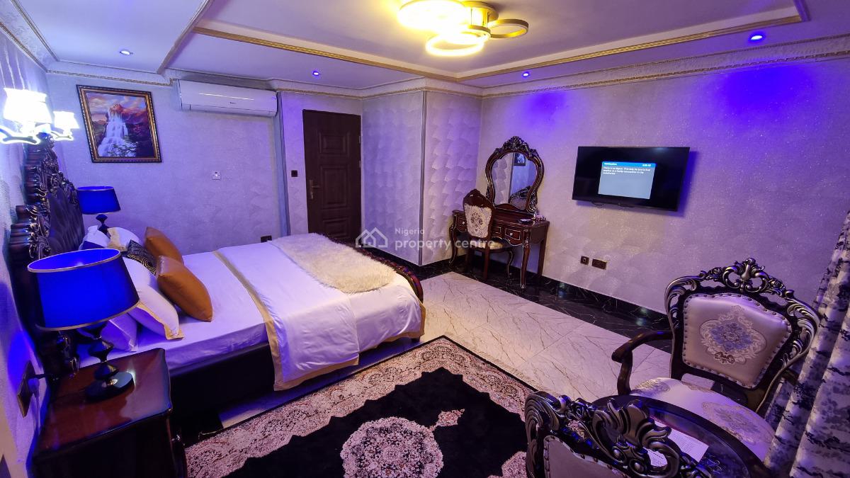 Luxuriously Completed 2 Rooms & Parlour with Balcony (room 16/17), 22 Sule Abuka Street, Opebi, Ikeja, Lagos, Flat / Apartment Short Let