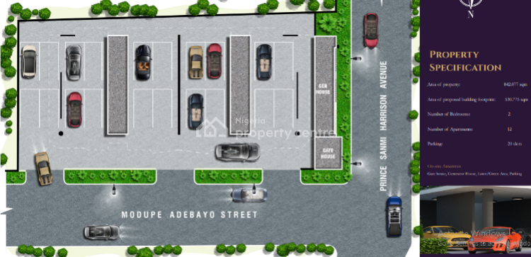 Stunning 2 Bedrooms Apartment with Rooftop Recreational Area, Lekki Phase 1, Lekki, Lagos, Flat / Apartment for Sale