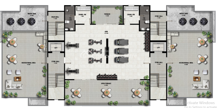 Stunning 2 Bedrooms Apartment with Rooftop Recreational Area, Lekki Phase 1, Lekki, Lagos, Flat / Apartment for Sale