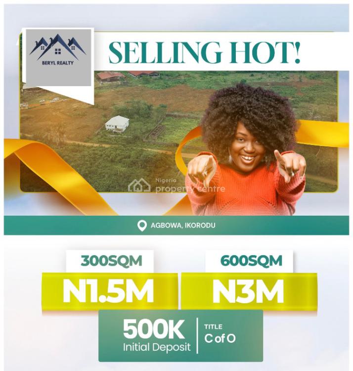 Most Affordable Buy and Build Land with C of O, Eden Hills Residential, Agbowa, Ikorodu, Lagos, Residential Land for Sale