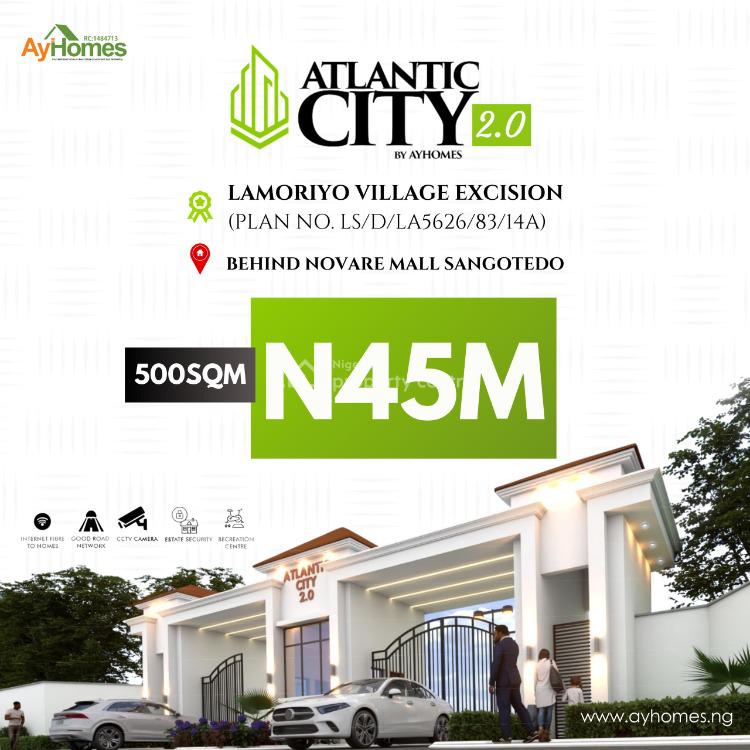 Genuine Land with Title Facing The Road, Atlantic City 2.0, Monastery Road, Sangotedo, Ajah, Lagos, Land for Sale