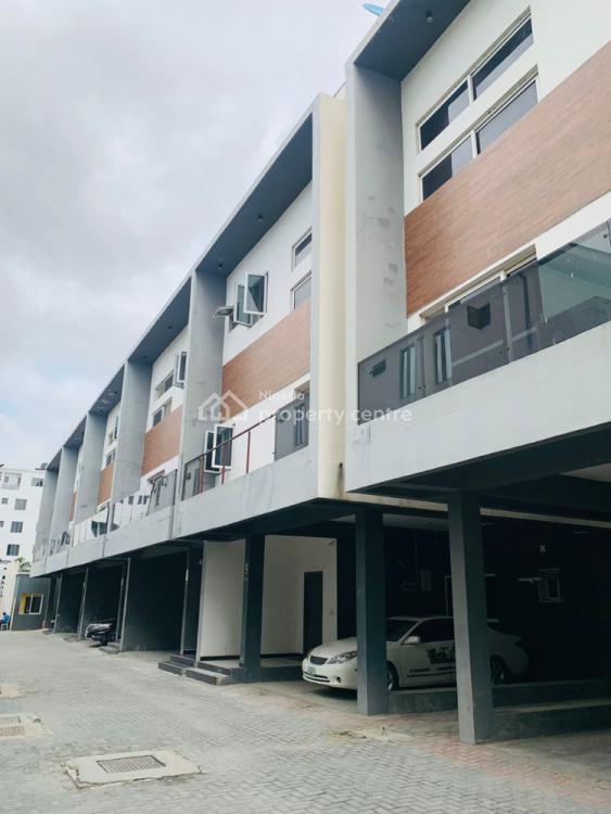 4 Bedroom Terrace House with a Room Bq, Frisco Court, Gbangbala Street, Ikate, Lekki, Lagos, Terraced Duplex for Rent