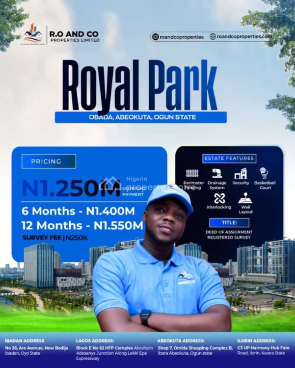 Estate, Obada Oko, Abeokuta South, Ogun, Residential Land for Sale