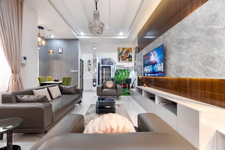 Fully Furnished 4 Bedrooms Semi Detached Duplex with Bq, Chevron Estate, Lekki, Lagos, Semi-detached Duplex for Rent