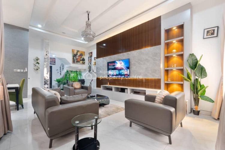 Fully Furnished 4 Bedrooms Semi Detached Duplex with Bq, Chevron Estate, Lekki, Lagos, Semi-detached Duplex for Rent