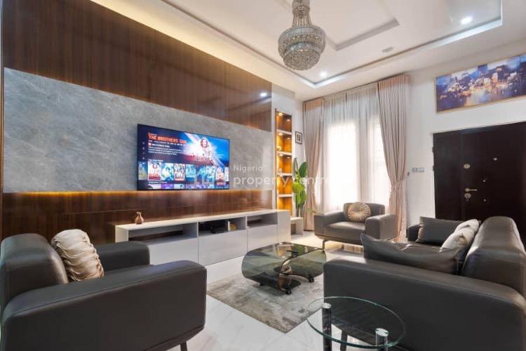 Fully Furnished 4 Bedrooms Semi Detached Duplex with Bq, Chevron Estate, Lekki, Lagos, Semi-detached Duplex for Rent