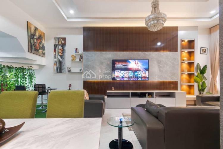 Fully Furnished 4 Bedrooms Semi Detached Duplex with Bq, Chevron Estate, Lekki, Lagos, Semi-detached Duplex for Rent