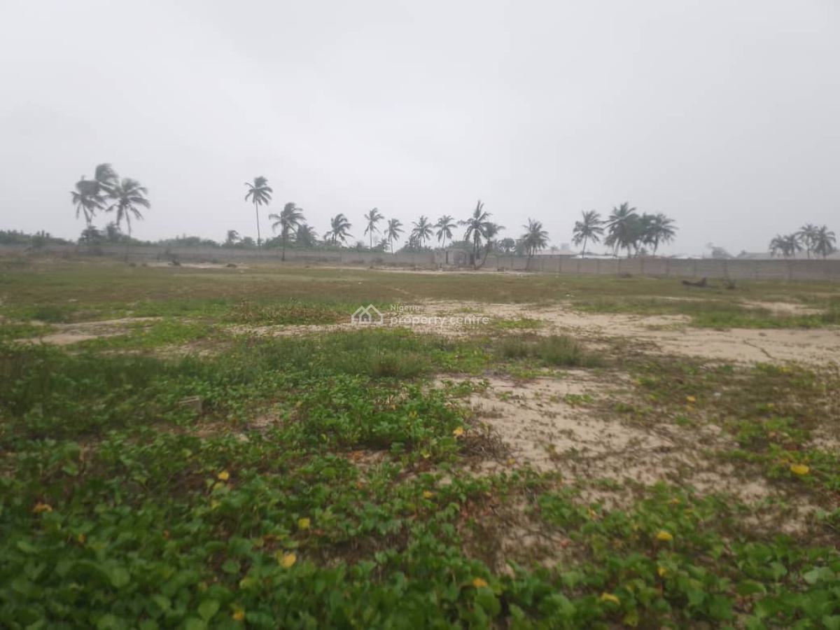 Fenced Water Front  Land Measuring 8000 Square Metres, Lekki Free Trade Zone (okeyanta), Ibeju Lekki, Lagos, Commercial Land for Sale