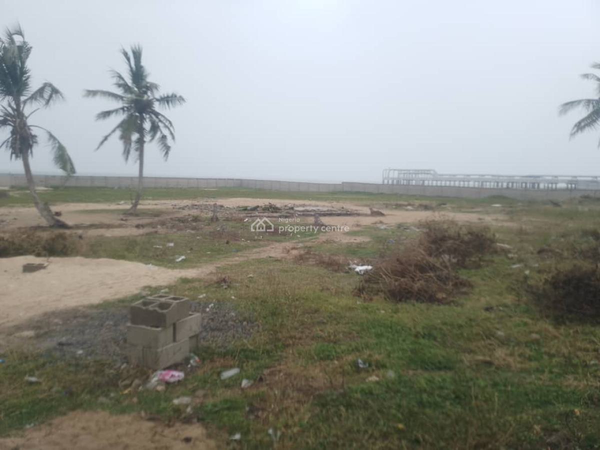 Fenced Water Front  Land Measuring 8000 Square Metres, Lekki Free Trade Zone (okeyanta), Ibeju Lekki, Lagos, Commercial Land for Sale