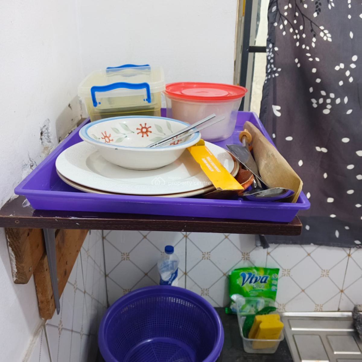 Studio Apartment with All Home Requirements, Ifako, Gbagada, Lagos, Self Contain (single Rooms) Short Let