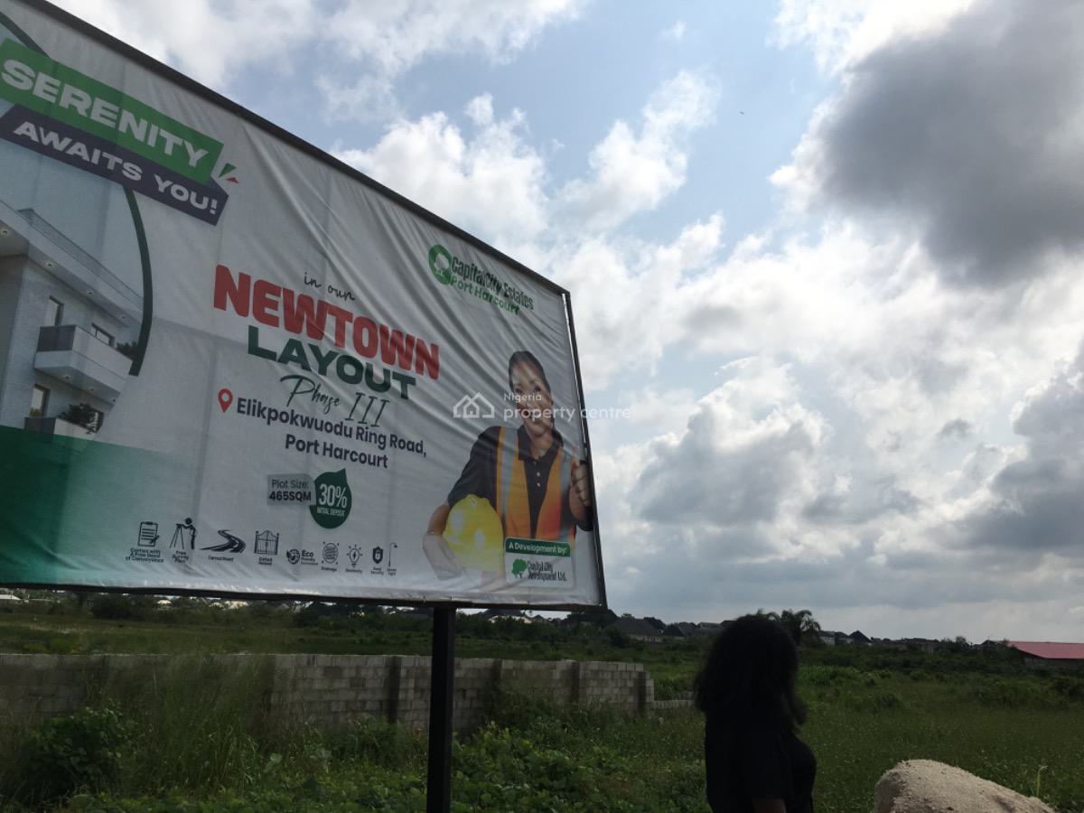 Plots of Land, Newtown Layout Phase 3, Elikpokudo, Ring Road, Sars Road, Port Harcourt, Rivers, Mixed-use Land for Sale