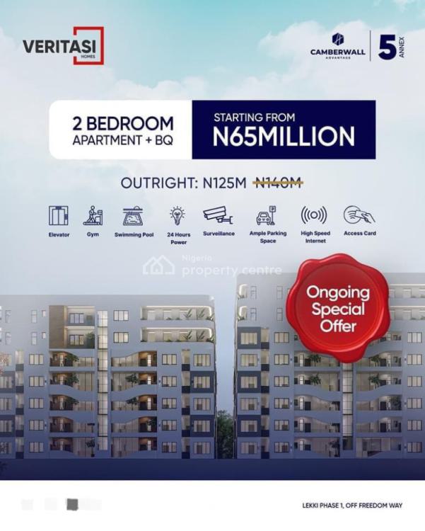 Flood Free and Investment Secured 4 Bedroom Terrace with C of O, Freedom Way, Off Lekki/epe Express Way, Lekki Phase 1, Lekki, Lagos, Flat / Apartment for Sale