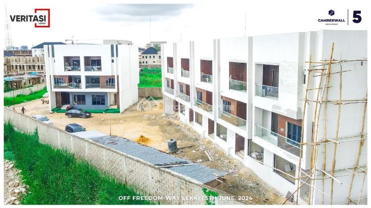 Flood Free and Investment Secured 4 Bedroom Terrace with C of O, Freedom Way, Off Lekki/epe Express Way, Lekki Phase 1, Lekki, Lagos, Flat / Apartment for Sale