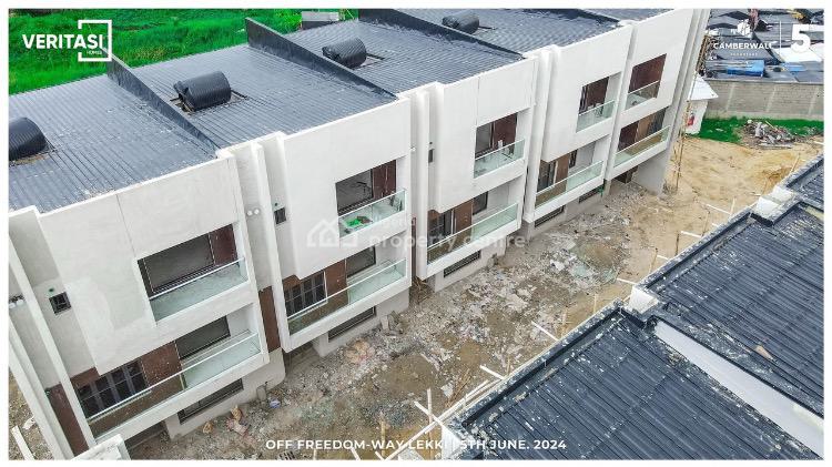 Flood Free and Investment Secured 4 Bedroom Terrace with C of O, Freedom Way, Off Lekki/epe Express Way, Lekki Phase 1, Lekki, Lagos, Flat / Apartment for Sale