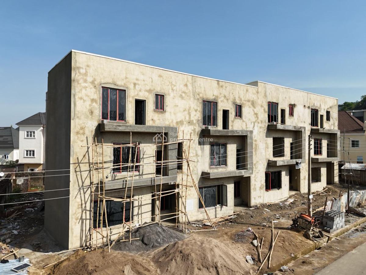 Contemporary 5 Bedrooms Town House + Bq, Trans Engineering Estate, Dawaki, Gwarinpa, Abuja, Terraced Duplex for Sale