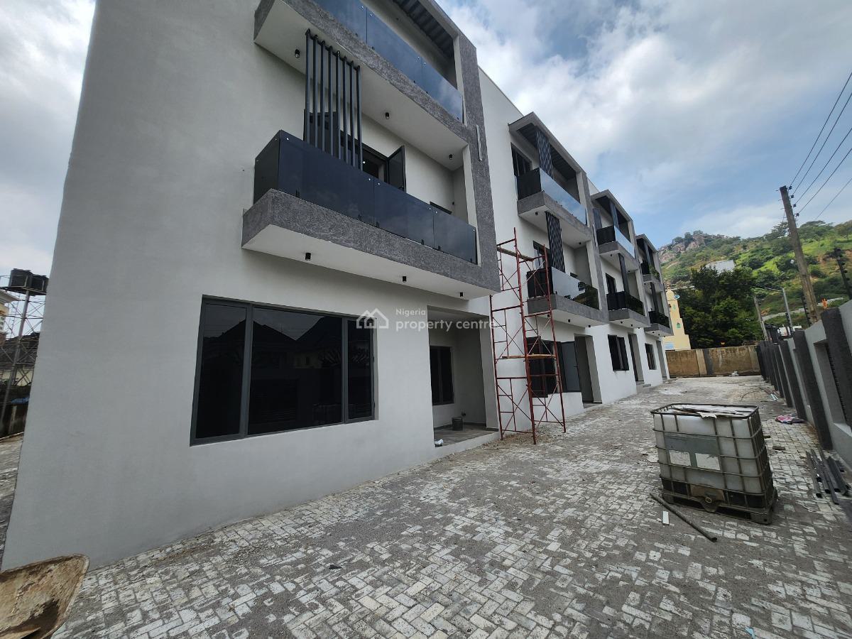 Contemporary 5 Bedrooms Town House + Bq, Trans Engineering Estate, Dawaki, Gwarinpa, Abuja, Terraced Duplex for Sale
