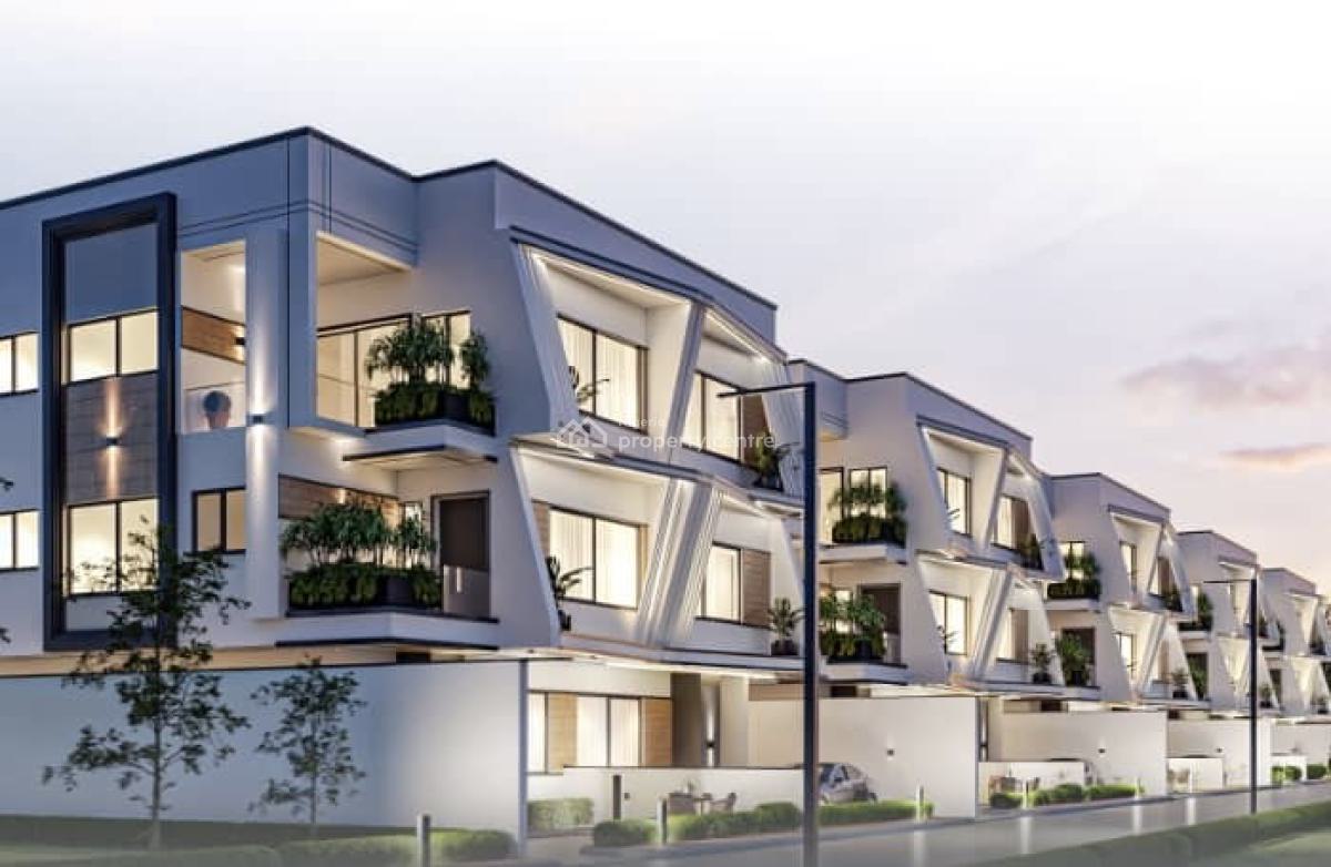Newly Built 4 Bedrooms Terraced Duplex + Bq, Katampe Extension, Katampe, Abuja, Terraced Duplex for Sale