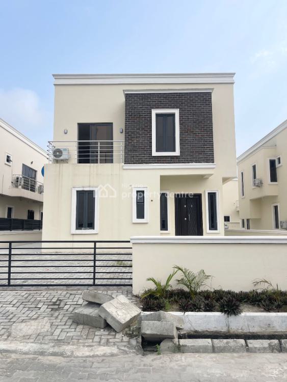 Nordic Styled Fully Detached 4 Bedroom Duplex , Pool and Bq, Chevron Alternative, Lekki, Lagos, Detached Duplex for Sale