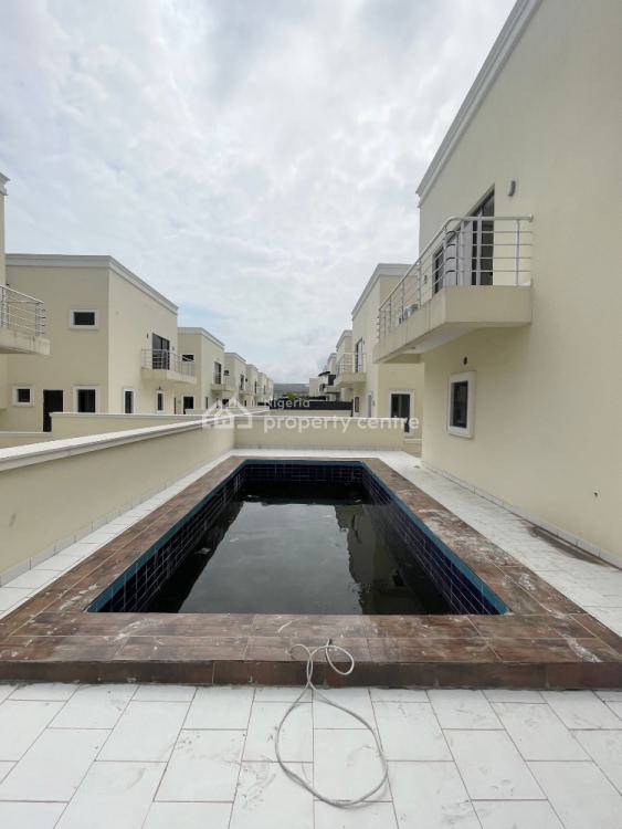 Nordic Styled Fully Detached 4 Bedroom Duplex , Pool and Bq, Chevron Alternative, Lekki, Lagos, Detached Duplex for Sale