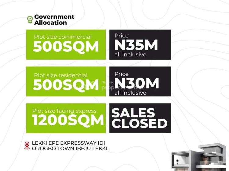 Lekki Palacio Estate, Directly Facing The Express Way, Ibeju, Lagos, Mixed-use Land for Sale