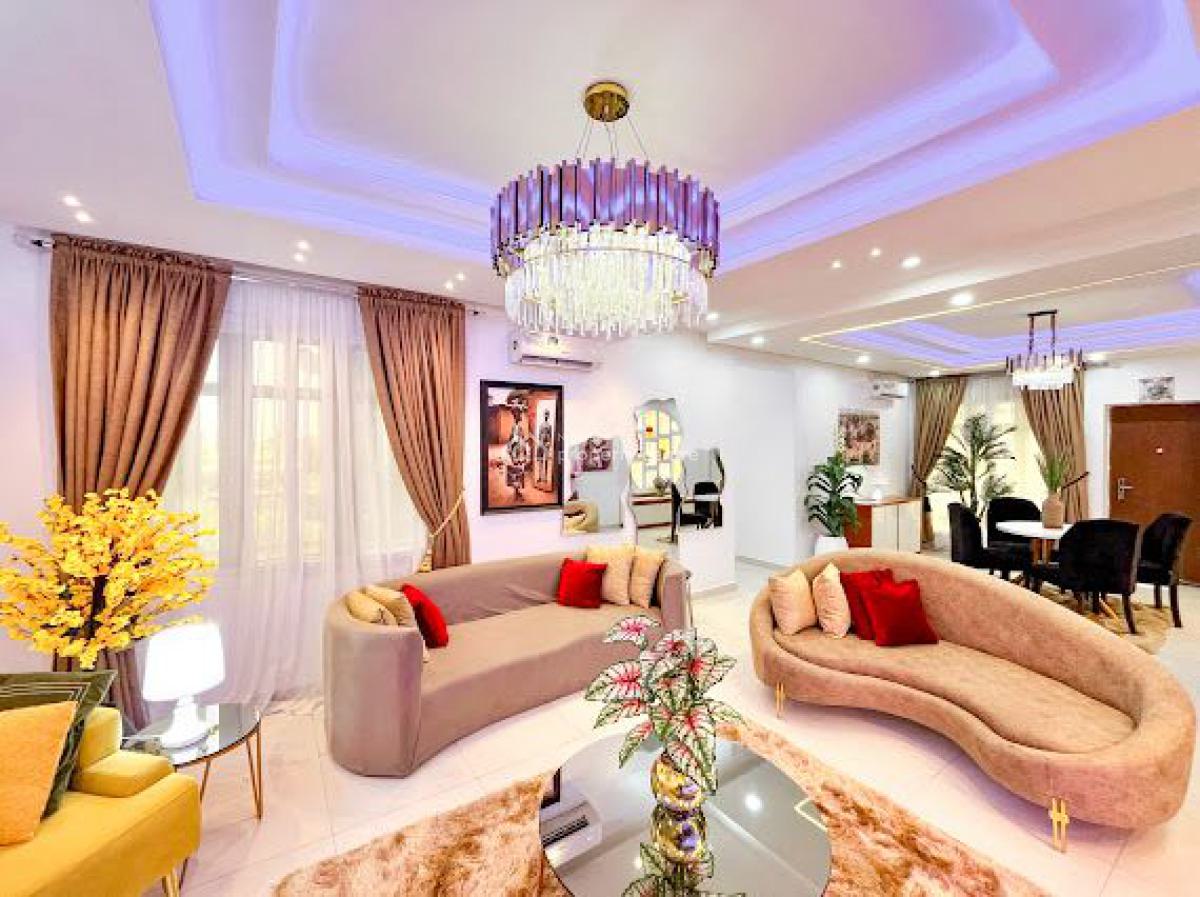 Self Serviced Furnished 3 Bedroom Flat, Bella Residence Palm Springs Road, Ikate, Lekki Phase 1, Lekki, Lagos, House for Rent