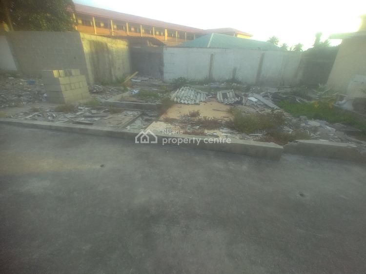 Vacant House on 1000 Square Meters, Hussein Street, Yaba, Lagos, Block of Flats for Sale