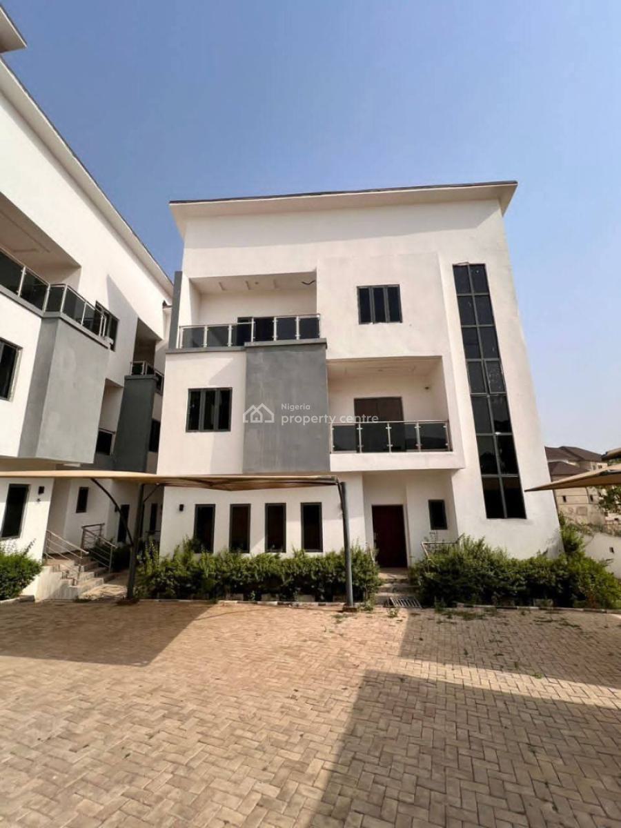 Solid Built 4 Bedrooms Terraced Duplex in a Serene Environment, Guzape District, Abuja, Terraced Duplex for Sale