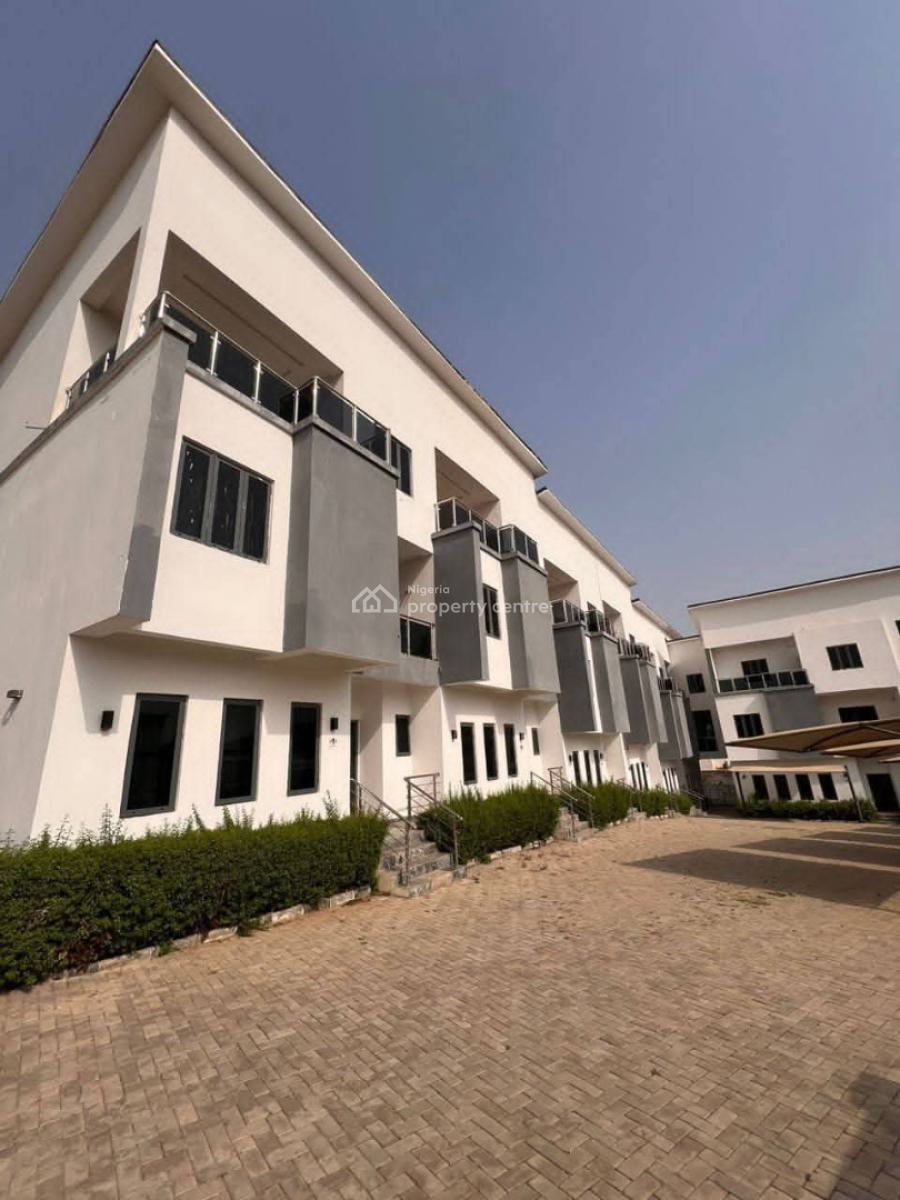 Solid Built 4 Bedrooms Terraced Duplex in a Serene Environment, Guzape District, Abuja, Terraced Duplex for Sale