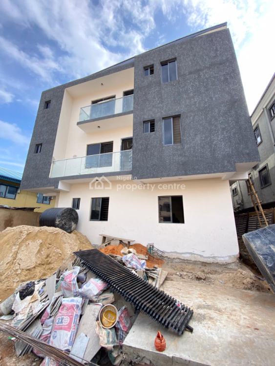 Newly Built 3 Bedroom Flat with Bq, By Ogunlana Junction, Surulere, Lagos, Block of Flats for Sale