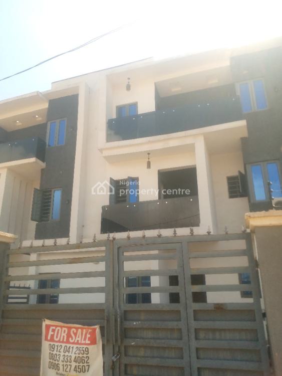 Newly Built 4 Bedroom with Bq, Valley View Estates, Ebute, Ikorodu, Lagos, Terraced Duplex for Sale