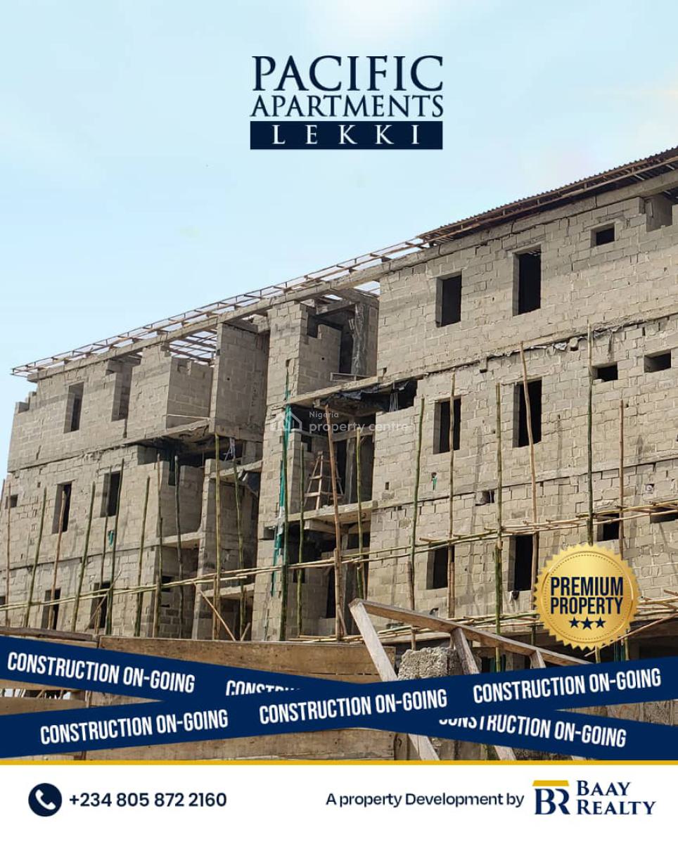 Two-bedroom Apartment, Atlantic View Estate Off Alpha Beach, Igbo Efon, Lekki, Lagos, Flat / Apartment for Sale