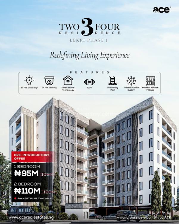 Two3four Residence, Lekki Phase 1, Lekki, Lagos, Block of Flats for Sale