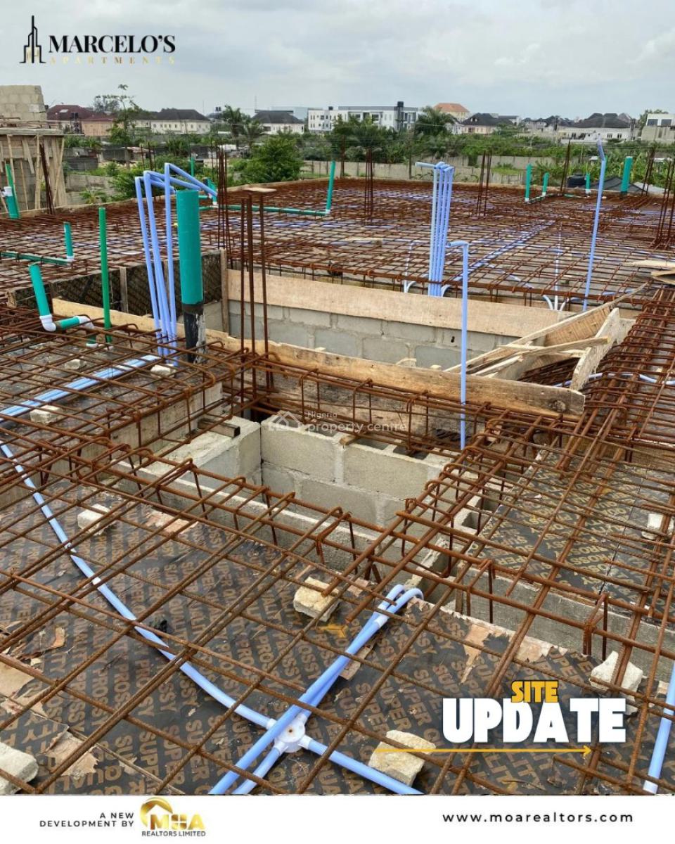 Luxury 2 Bedroom Flats with Excellent Features, Marcelo Luxury, Lekki Phase 2, Lekki, Lagos, Block of Flats for Sale