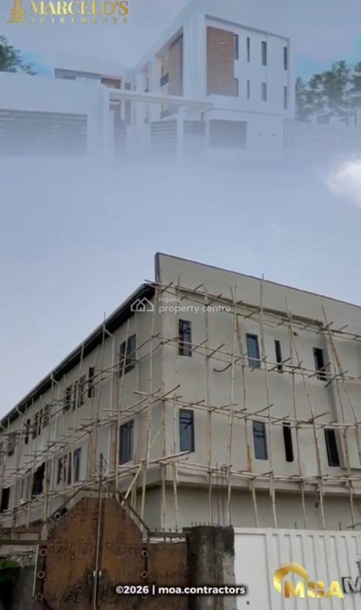 Luxury 2 Bedroom Flats with Excellent Features in Developed Area, Marcelo Luxury, Lekki Phase 2, Lekki, Lagos, Block of Flats for Sale