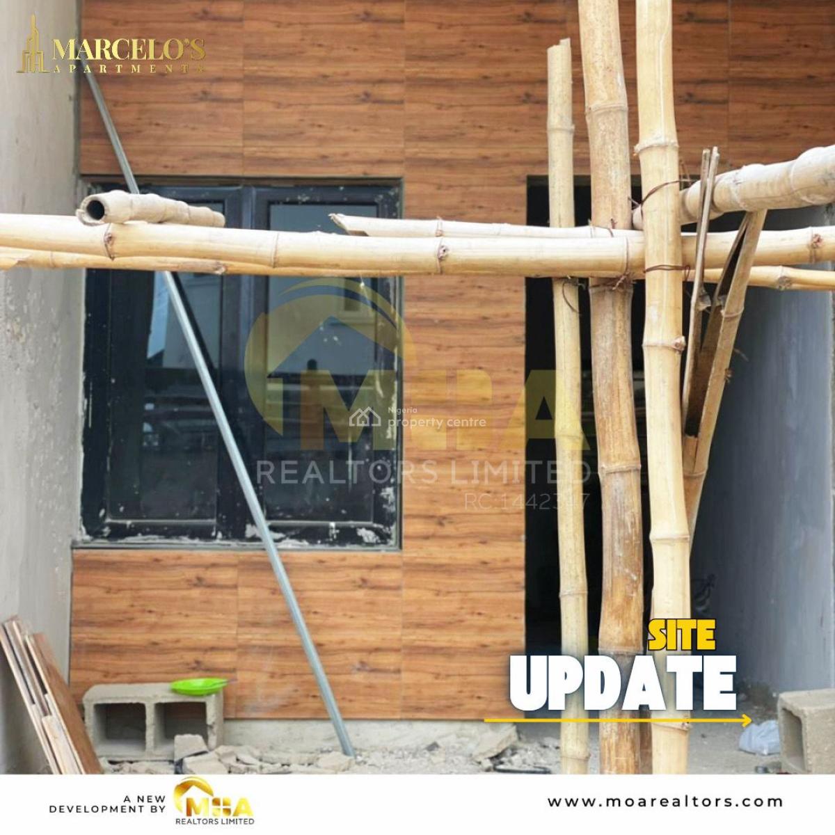 Luxury 2 Bedroom Flats with Excellent Features in Developed Area, Marcelo Luxury, Lekki Phase 2, Lekki, Lagos, Block of Flats for Sale