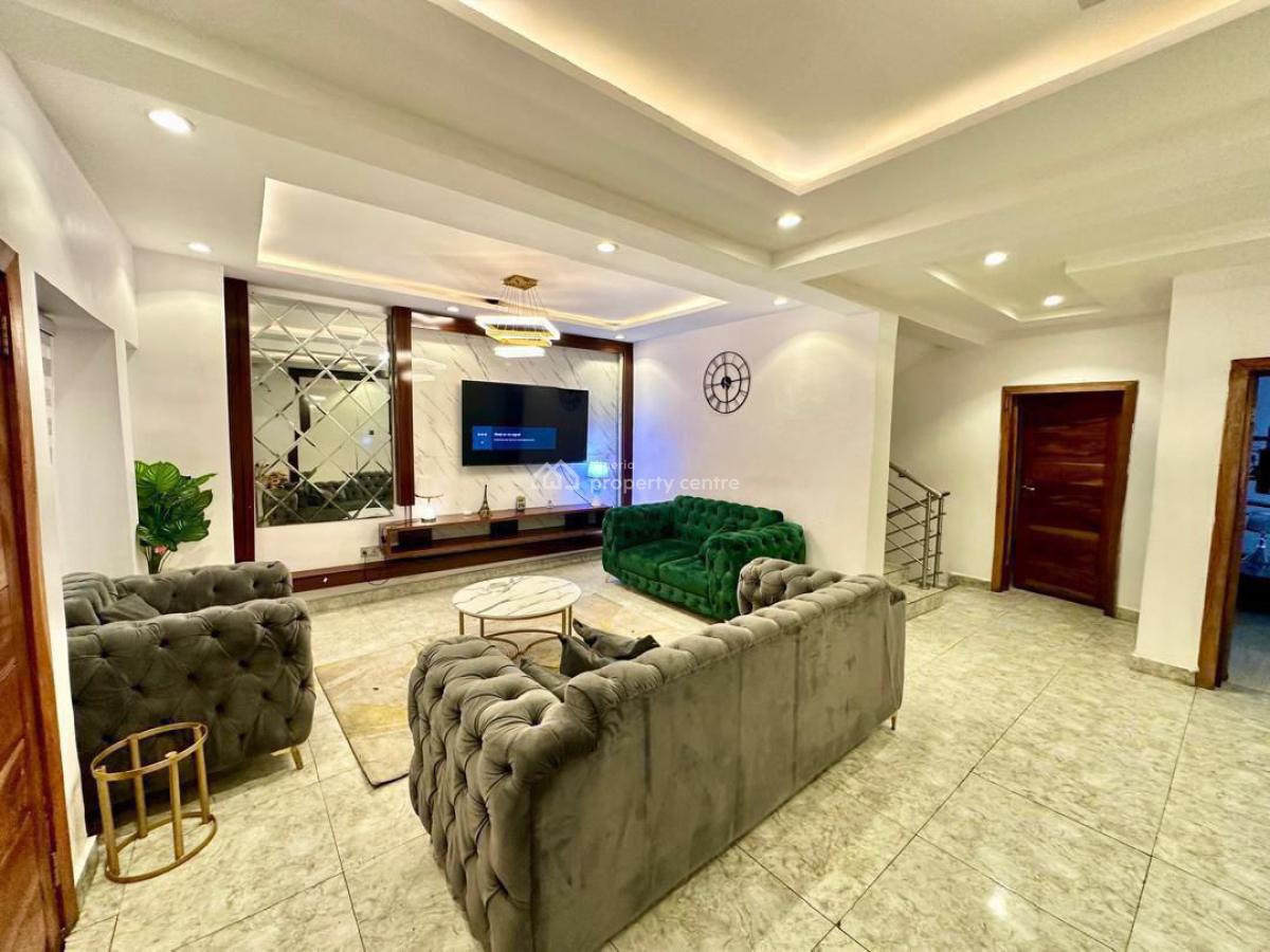 Luxuriously Furnished 4 Bedroom with Great Features, Ikate, Lekki, Lagos, Flat / Apartment Short Let