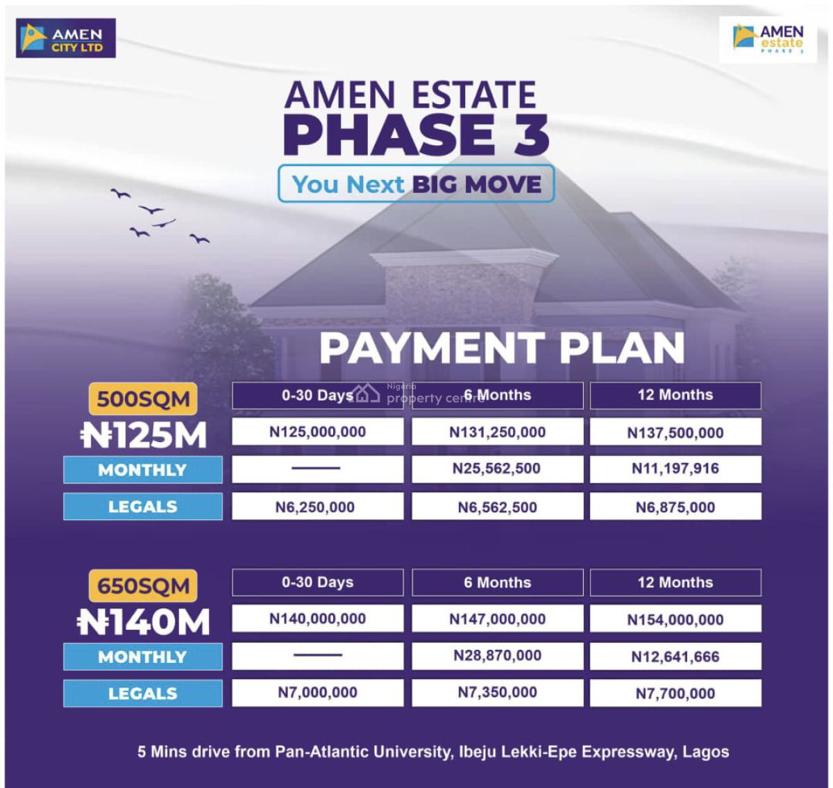 Luxury 4 Bedroom Detached Carcass Duplex + Bq with Excellent Finishing, Amen Estate Phase 3, Ibeju Lekki, Lagos, Detached Duplex for Sale