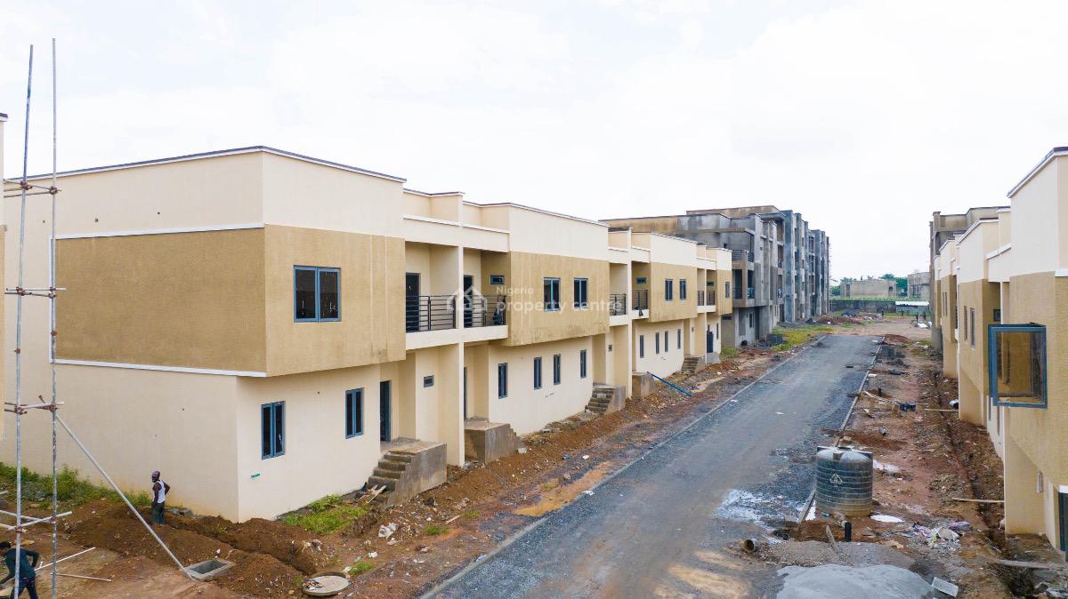 Advance Shell 4 Bedrooms - Kitchen with Store - Private Lounge, Apo, Abuja, Terraced Duplex for Sale