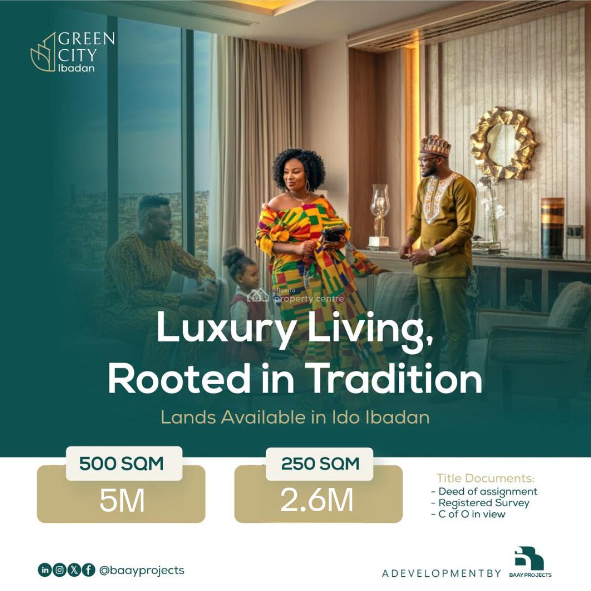 Land, Moniya, Akinyele, Oyo, Mixed-use Land for Sale