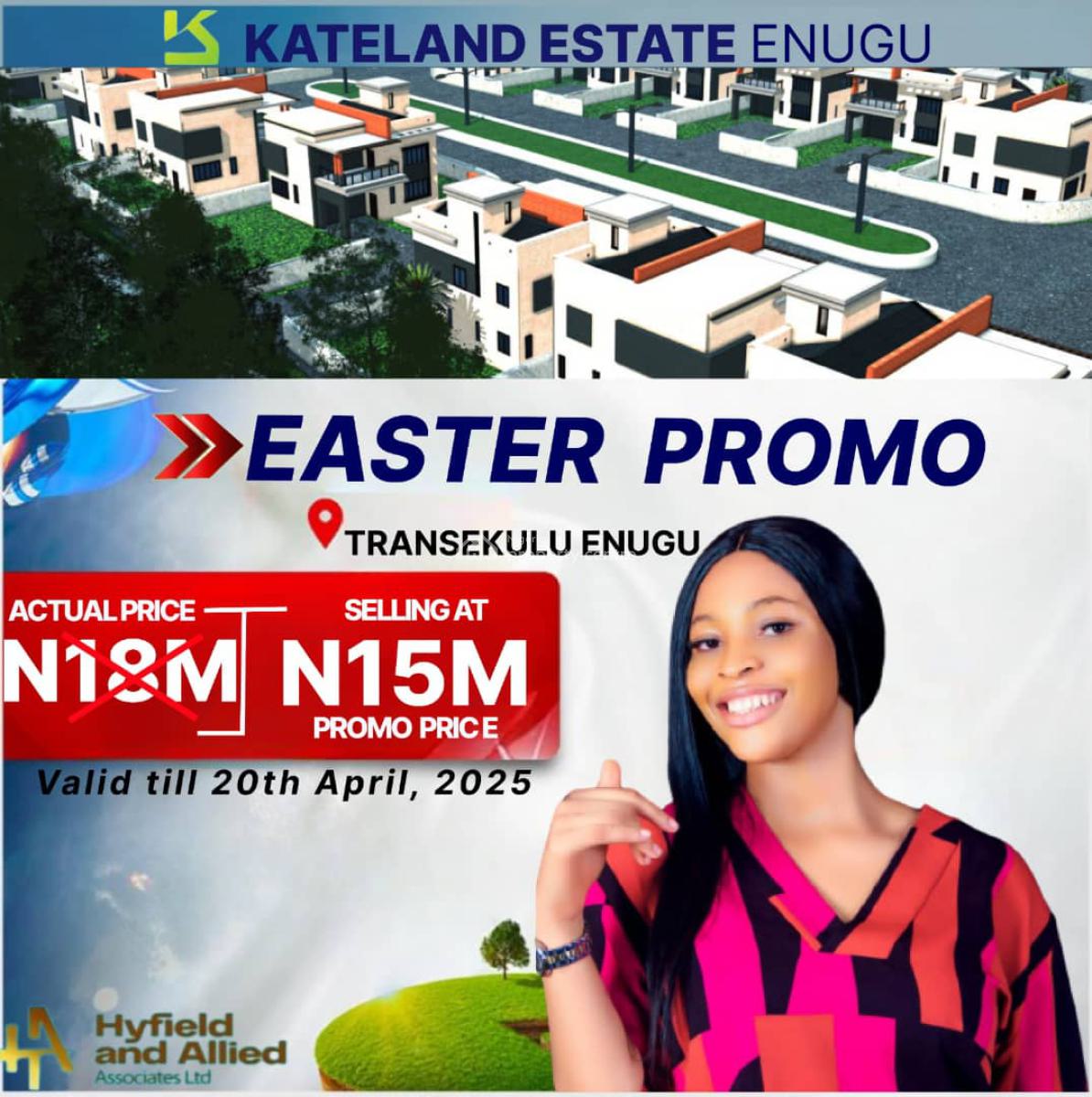 Kateland Estate Land, Kateland Estate, Trans Ekulu, Enugu, Enugu, Residential Land for Sale